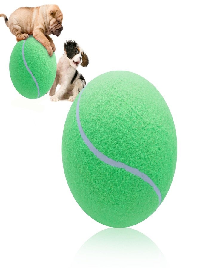 Banfeng Giant 8" Dog Tennis Ball Big Pet Toys Outdoor Sports Ball Interactive Dog Toy for Small Medium Large Dog(Green) - Image 1