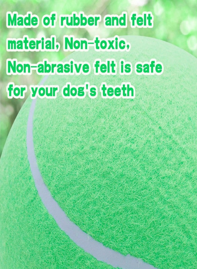 Banfeng Giant 8" Dog Tennis Ball Big Pet Toys Outdoor Sports Ball Interactive Dog Toy for Small Medium Large Dog(Green) - Image 3