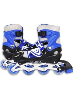 Children Roller Skates Adjustable Inline Skating shoes Outdoor Roller Skates for Boys Girls blue small - pzsku/Z7DA7D1230F787DF88D3BZ/45/_/1683485210/f40e7ed0-ecd5-4bbe-9100-6d5c612773b7