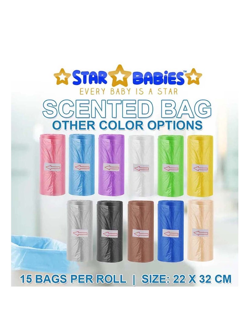 STAR BABiES Star Babies Scented Bag-Pack of 20/225bags Brown.  - Image 4