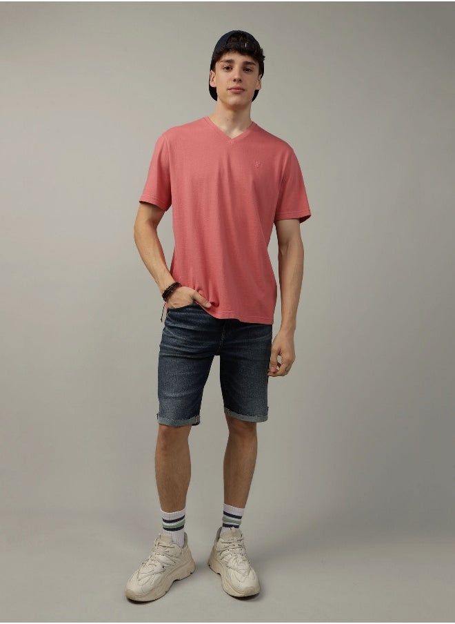 American Eagle - AE Short-Sleeve V-Neck T-Shirt - Image 1