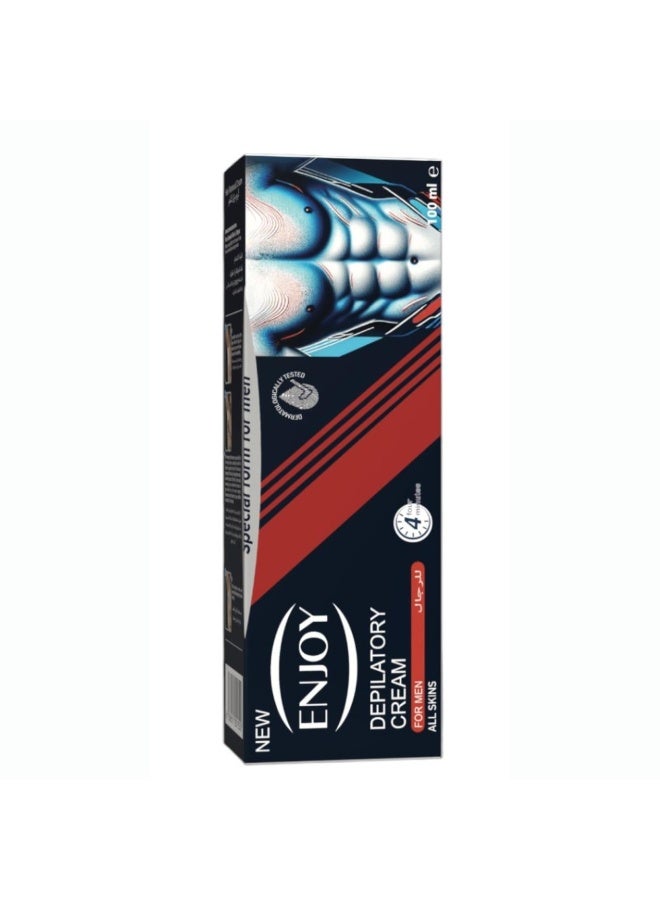 إنجوي ريم إزالة الشعر للرجال من إنچوي | إزالة شعر سريعة وفعّالة للصدر والظهر والساقين والذراعين | بشرة ناعمة بدون جروح الحلاقة | 100 مل