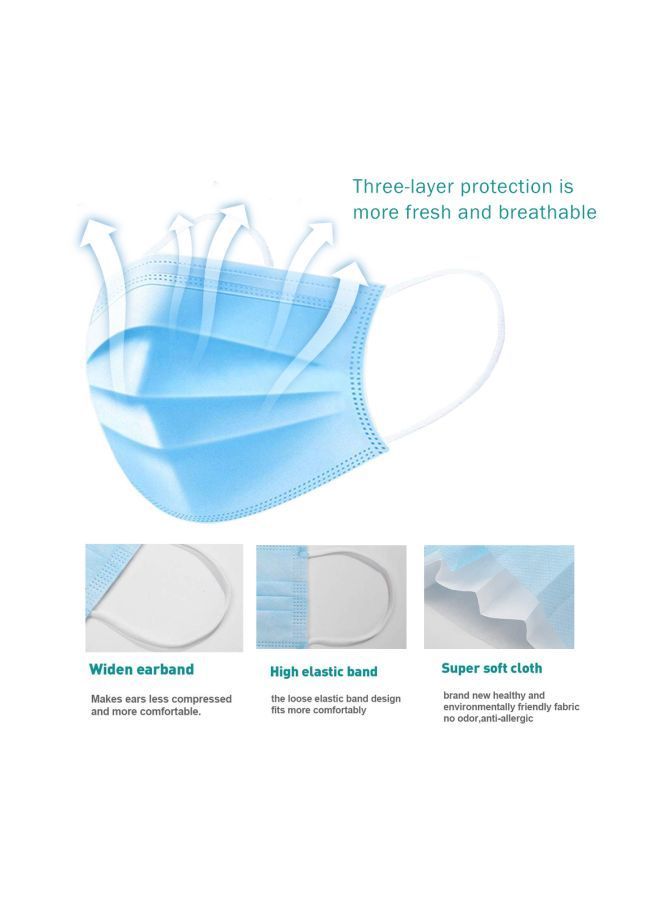 NIBEMINENT 50-Piece Disposable Face Mask - Image 3