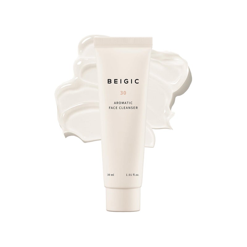 BEIGIC Aromatic Face Cleanser - Gentle Foaming Vegan Face Wash with Hyaluronic Acid & Micellar Water for sensitive skin - Image 1