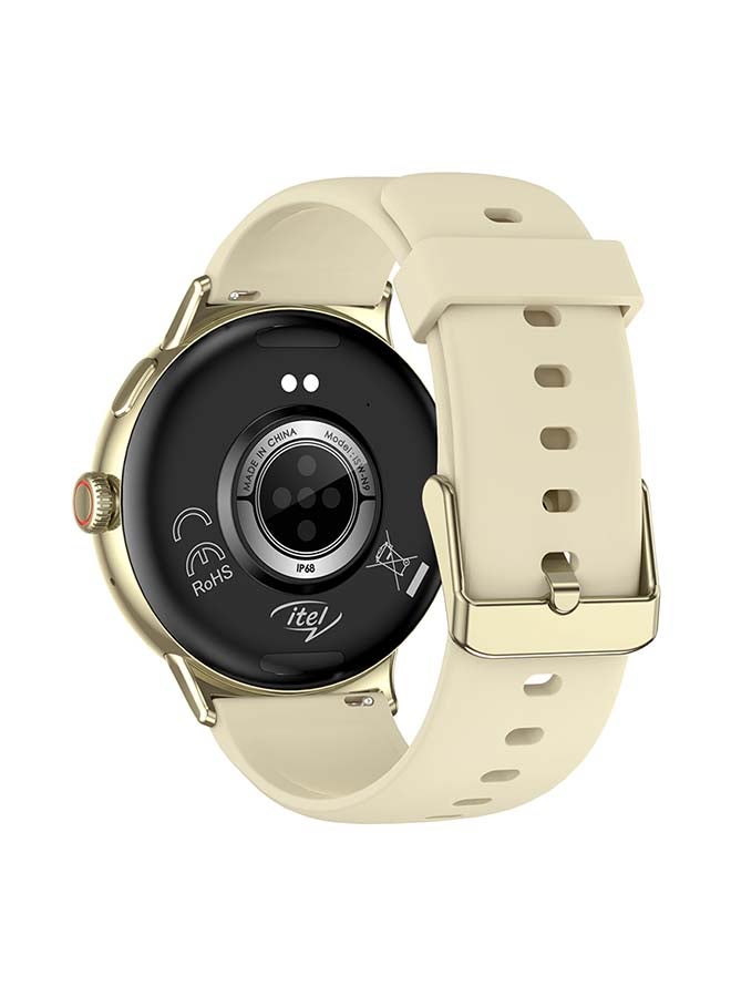 ITEL 270 mAh Smartwatch N9 1.43" AMOLED AOD Display IP68 Waterproof, 100+ Sports Mode Health Monitor Bluetooth Calling Quick Reply Champagne Gold - Image 3