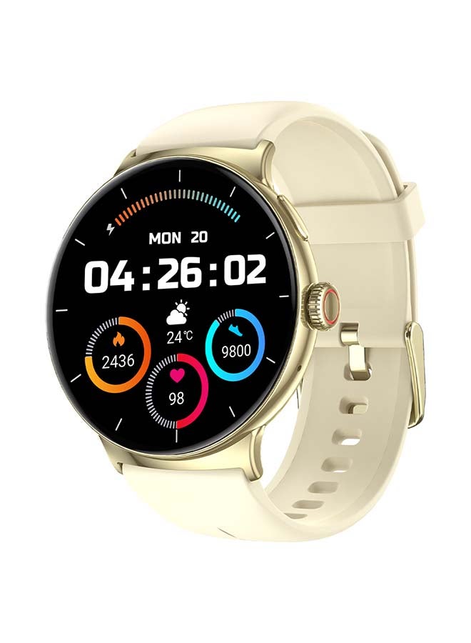 ITEL 270 mAh Smartwatch N9 1.43" AMOLED AOD Display IP68 Waterproof, 100+ Sports Mode Health Monitor Bluetooth Calling Quick Reply Champagne Gold - Image 2