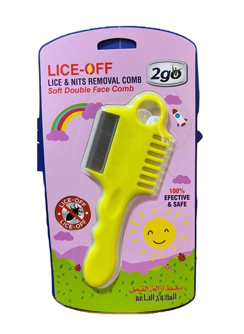 2 جو مشط إزالة القمل والصيبان من 2جو