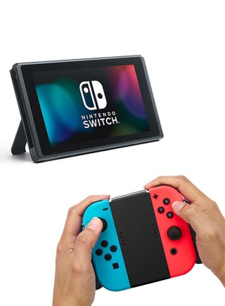 معدل دعم مقبض Switch، مقابض اليد لـ Nintendo Switch Controllers Joycon مقبض مريح متوافق مع Nintendo Switch | لا يعمل مع Switch 2 (أسود) - view 4