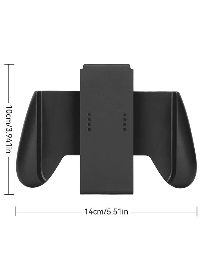 Tersely Switch Grip Handle Bracket Support Holder, Hand Grips for Nintendo Switch Controllers Joycon Comfort Grip Compatible with Nintendo Switch | NOT for Switch 2 (Black) - Image 2