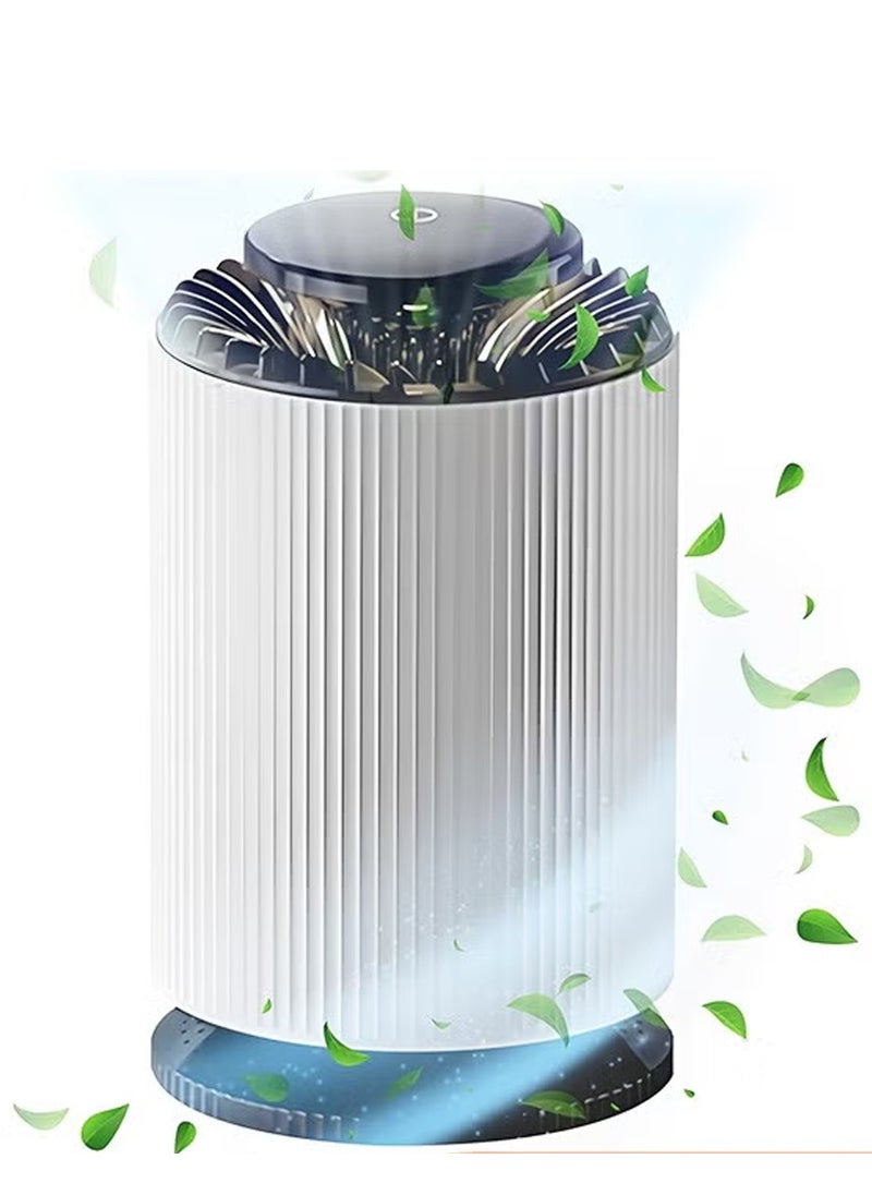 Furtey - Air Purifier for Middle East - HEPA Desert Dust Filter, Smoke & Pollen Eliminator, 2-Speed Bedroom Purifier with Energy Saving Mode & Quran Night Light - Image 1