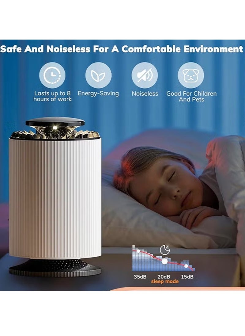 Furtey - Air Purifier for Middle East - HEPA Desert Dust Filter, Smoke & Pollen Eliminator, 2-Speed Bedroom Purifier with Energy Saving Mode & Quran Night Light - Image 1