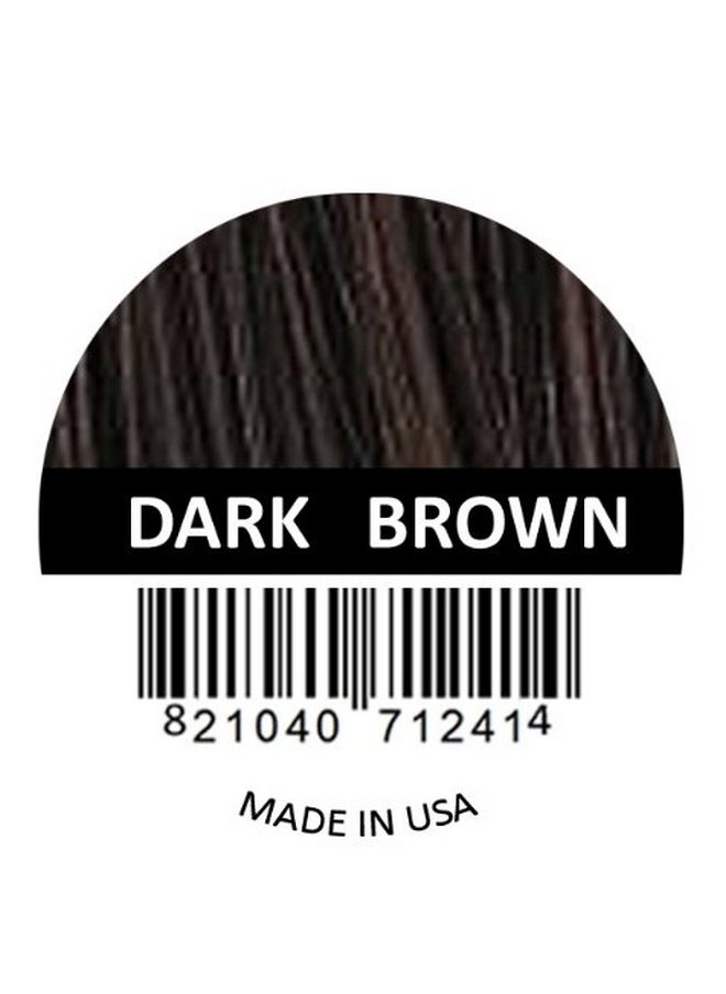 Samson Hair Fibers - For Thinning Hair 100% Undetectable Natural Formula Completely Conceals Hair Loss In Seconds. Covers Bald Spots. Thicken Your Hair Instantly 25 Grams Refill (Dark Brown) - Image 1