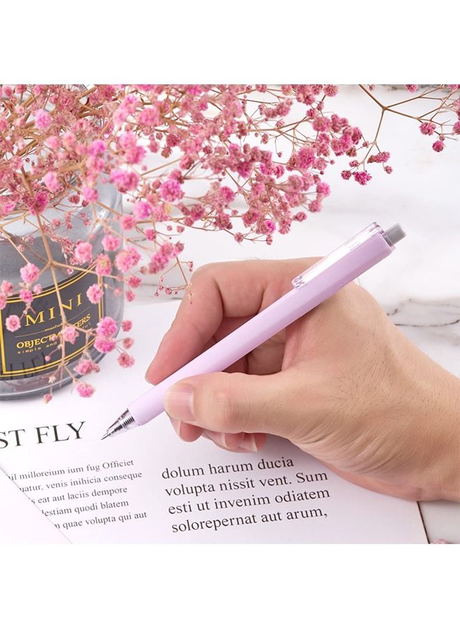 Black Ink Ballpoint Pen 0.5 mm 6 Pack Gel Pens Quick Dry Ink Pens - Image 5