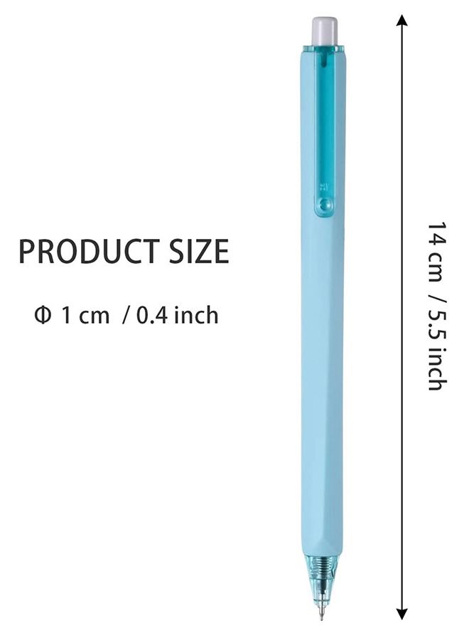 Black Ink Ballpoint Pen 0.5 mm 6 Pack Gel Pens Quick Dry Ink Pens - Image 2