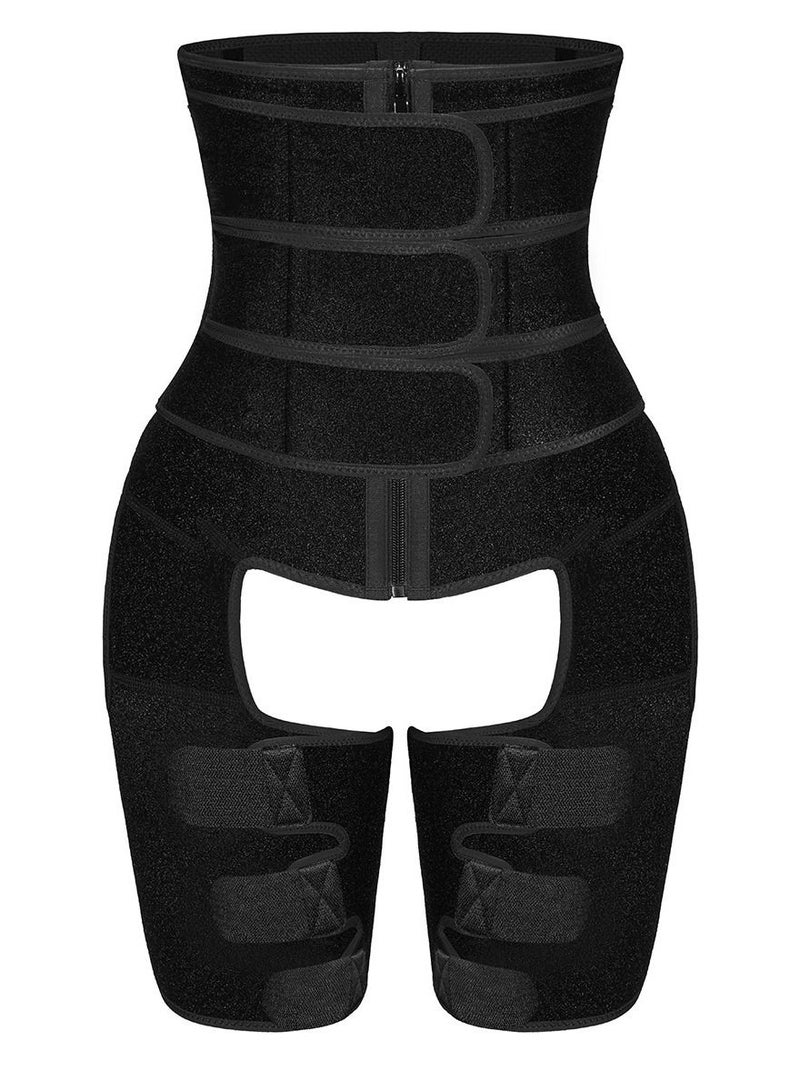 أف ستايل  مشد البطن والفخذ الحراري نيوبرين 3 أحزمة للتحكم في البطن والفخذ - Image 5