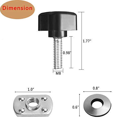 Bentolin طقم براغي وصواميل سريعة الإزالة للغطاء الصلب العالمي متوافق مع جيب رانجلر 1995-2018 YJ TJ JK JKU سبورتس ساهارا فريدوم روبيكون X و Unlimited X بابين 4 أبواب - Image 3