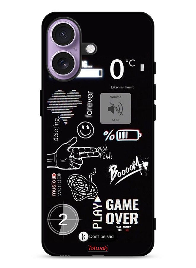 Tolwak Apple iPhone 17 Protective Case Cover Game Over Pew Pew - Image 1