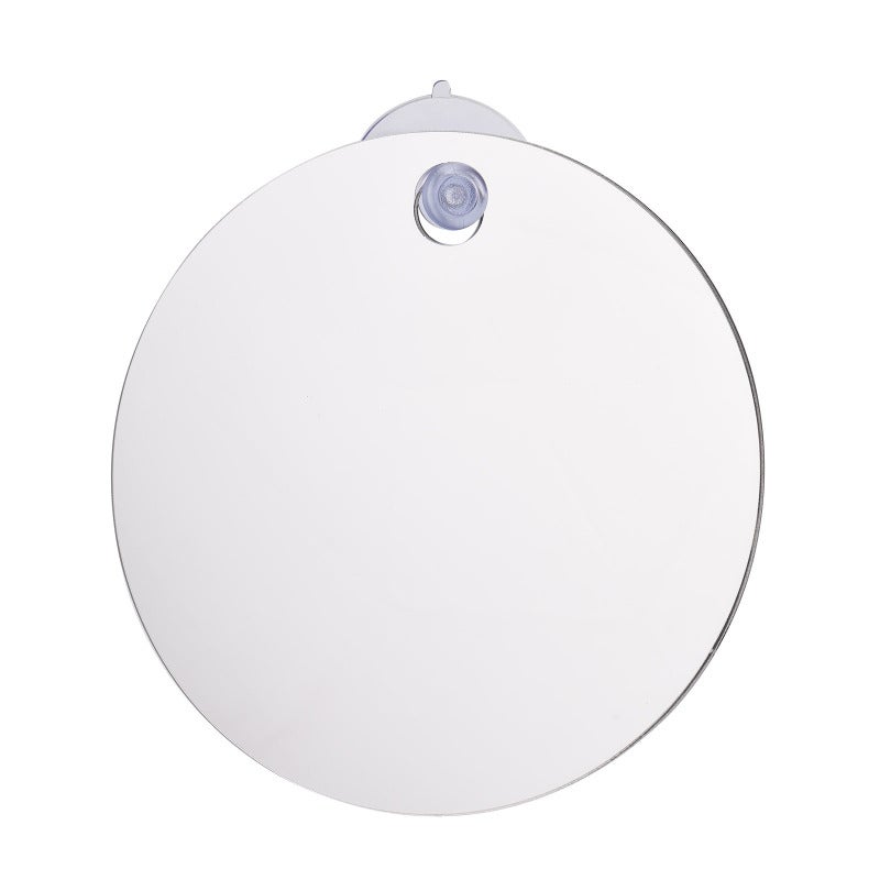 Shaving Mirror: Round Fog-Free Suction Cup Mirror - Shatterproof Plastic Mirror With Hook And Holders For Shower Shaving Travel Home Use - Image 1