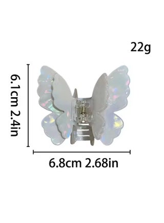 Colorful Fairy Butterfly Hair Claw Acetate Sweet Princess Butterfly Crab Hair Clips for Women Girls Hairpin Hair Accessories - view 3
