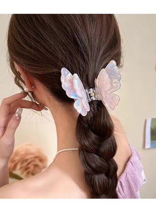 Colorful Fairy Butterfly Hair Claw Acetate Sweet Princess Butterfly Crab Hair Clips for Women Girls Hairpin Hair Accessories - view 4