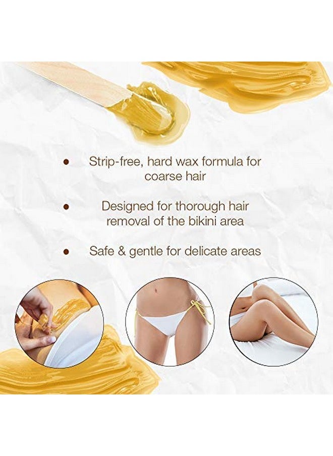 GiGi - GiGi Brazilian Body Hard Wax, Smooth and Soft Bikini, Non-Strip, Suitable for Sensitive Skin, 14 oz, 1-pc - Image 1