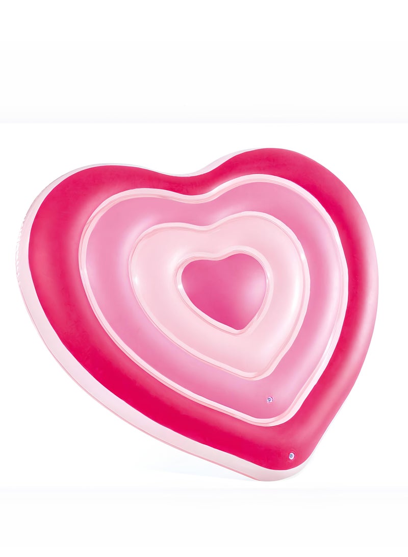 INTEX Pink Sweetheart Inflatable Float 155x135x25cm - Heart Shape - Image 4