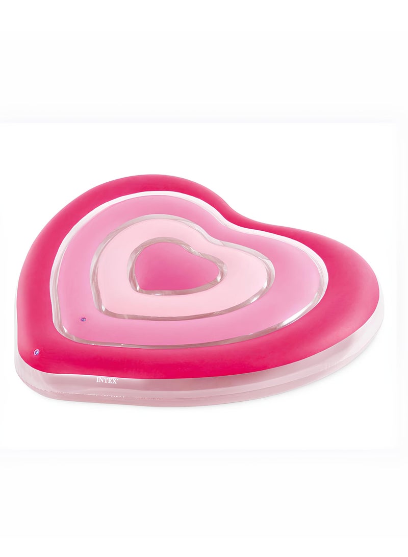 INTEX Pink Sweetheart Inflatable Float 155x135x25cm - Heart Shape - Image 5