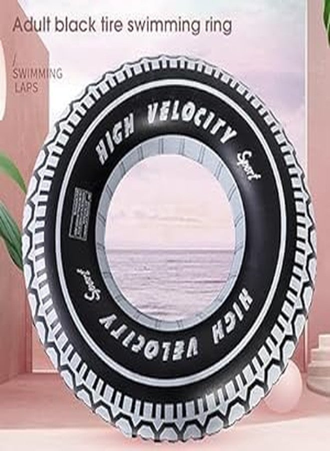 SOLDTRUE Inflatable Giant Tire Swimming Ring - 35" Adult Pool Float for Relaxing in The Lake & Ocean (88cm) - Image 2