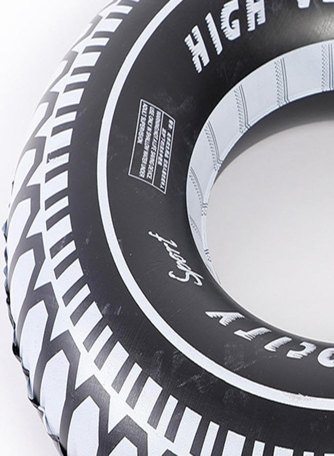 SOLDTRUE Inflatable Giant Tire Swimming Ring - 35" Adult Pool Float for Relaxing in The Lake & Ocean (88cm) - Image 5