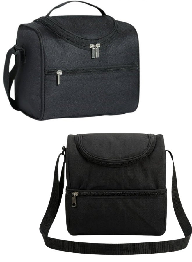 Insulated Lunch Tote Bag – Multi-Purpose Thermal Carrier for Men, Women, Adults, and Students with Adjustable Strap, Large Capacity for Storing Meals, Drinks, Snacks,Perfect for Office, Travel, or Outdoor Activities - Image 1