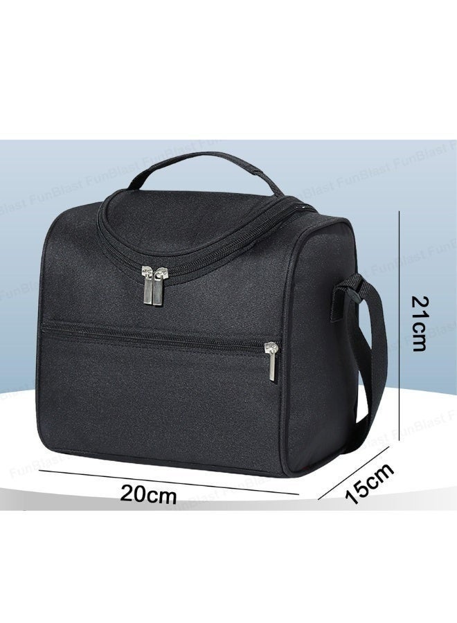 Insulated Lunch Tote Bag – Multi-Purpose Thermal Carrier for Men, Women, Adults, and Students with Adjustable Strap, Large Capacity for Storing Meals, Drinks, Snacks,Perfect for Office, Travel, or Outdoor Activities - Image 3