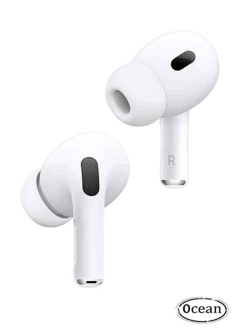 Wireless Earbuds, Bluetooth Headphones, Active Noise Cancellation, In-Ear Detection, Personalized Spatial Audio, High-Fidelity Sound, Lightning Charging, White