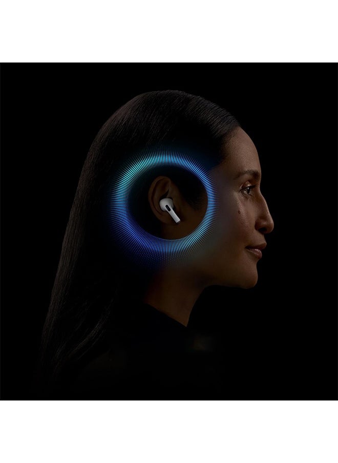 Ocean - Wireless Earbuds, Bluetooth Headphones, Active Noise Cancellation, In-Ear Detection, Personalized Spatial Audio, High-Fidelity Sound, Lightning Charging, White - Image 1