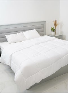 GOODNIGHT Soft Solid Single Size Duvet Microfiber White 160x210 cm  - Image 2