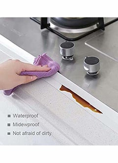KASTWAVE Caulking Tape Strip, Anti-Mold Caulking Sealing Self-Adhesive Bathtub Caulking Tape  - Image 3