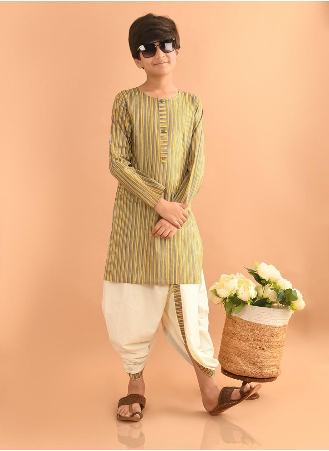 LILPICKS - Printed Dhoti Kurta Set - Image 1
