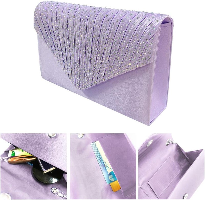Groupcow New Ladies Evening Handbags Bridal Wedding Bag Handbag - Image 3