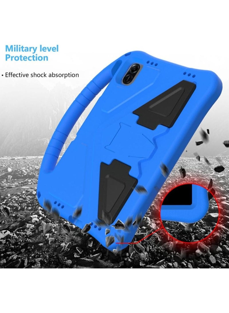 VKL Kids Case for Honor Pad X8a 11.0 inch 2024 Released, EVA Lightweight Durable and Shockproof Case with Handle/Kickstand/Shoulder Strap - Blue - Image 2