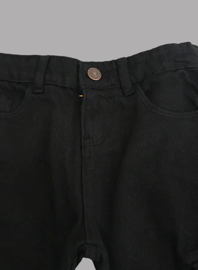 Solang Boys Plain Comfy Cargo Pants - Image 3