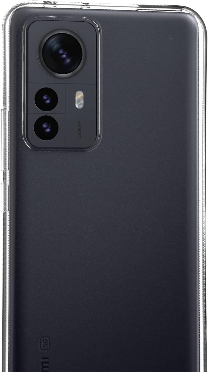 مايجين جراب لهاتف Xiaomi Mi 12 Pro مقاس 6.73 بوصة مصنوع من مادة TPU الناعمة والمطاطية والجل، غطاء خلفي شفاف - Image 5