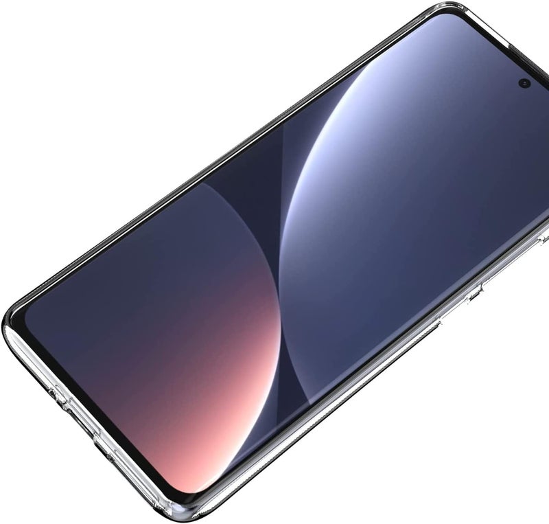 مايجين جراب لهاتف Xiaomi Mi 12 Pro مقاس 6.73 بوصة مصنوع من مادة TPU الناعمة والمطاطية والجل، غطاء خلفي شفاف - Image 4