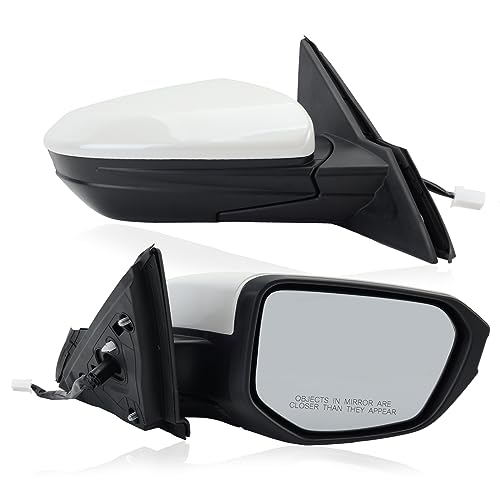 MOFOAP Passenger Side Mirror Compatible With 2016 2017 2018 2019 2020 2021 Honda Civic Coupe Sedan Hatchback,Mirror with Power Glass,Non-Heated,Manual Folding - Image 1