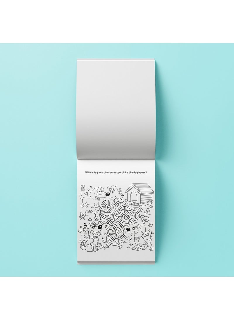 Hinkler Jr Kaleidoscope Colouring Kit – On the Farm Edition, Includes 64-page colouring book with 5 pastel markers and 50 fun stickers, Fun Colouring Activity for Kids, Perfect Gift for Farm-Themed Art Play - Image 4