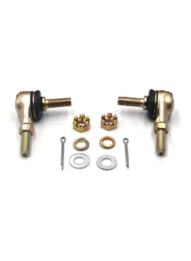 NIBEMINENT 2-Piece Replacement Tie Rod End Kit With Nut Bolts - Image 1