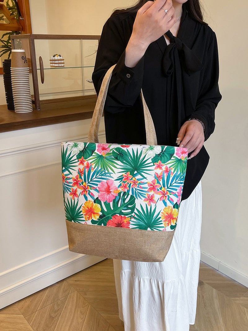 Fashion Canvas Bag New Chinese Style Literary Women'S Shoulder Bag Simple Tote Bag Large Capacity Women'S Handbag Shopping Bag - Image 5