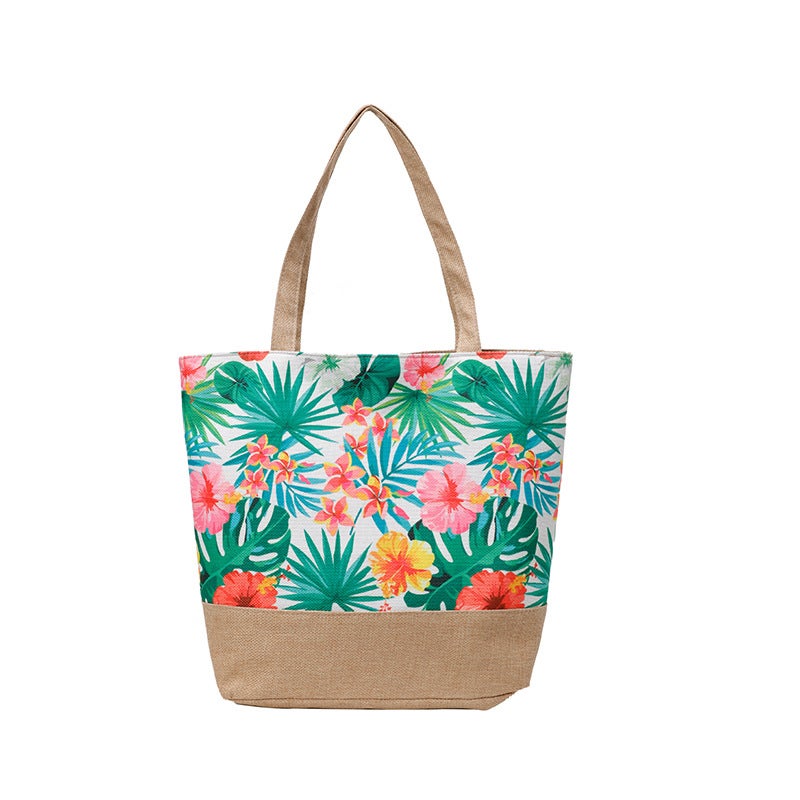 Fashion Canvas Bag New Chinese Style Literary Women'S Shoulder Bag Simple Tote Bag Large Capacity Women'S Handbag Shopping Bag - Image 1