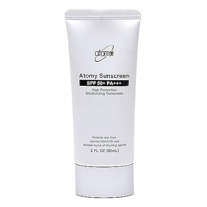 ATOMY كريم الشمس أتمى SPF 50 (أبيض) 60 مل 1 قطعة / حماية من الأشعة فوق البنفسجية، العناية بالبشرة - Image 1