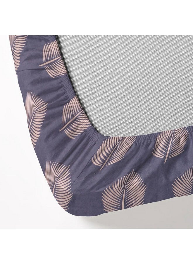 RD TREND Waterproof Elastic Fitted Bedsheet, King Size 72x78x8 Inch, with 2 Waterproof Pillow Covers 18x28 Inch, Washable, Wrinkle Resistant Grey Tree - Image 5