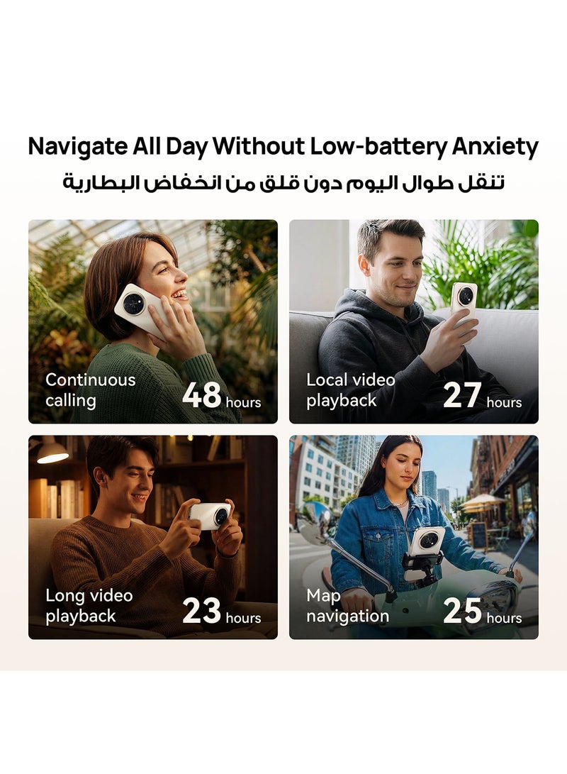 هواوي نوفا 15 ماكس ثنائي الشريحة ذهبي أسود 8 جيجابايت رام 256 جيجابايت مع سماعات فري بودز SE 2 مجانية وضمان سنة - النسخة الشرق أوسطية - Image 4