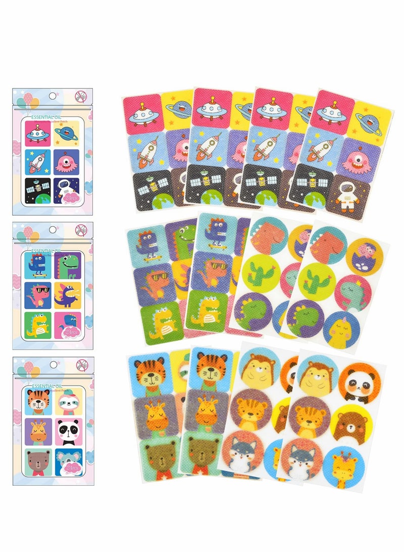 SYOSI Mosquito Repellent Stickers, 72 Counts Mosquito Patches Stickers for Kids Adult, Natural Insect Repellent Sticker for Kids Adults Indoor Outdoor Hiking Camping Offer 24 Hours Protection  - Image 1